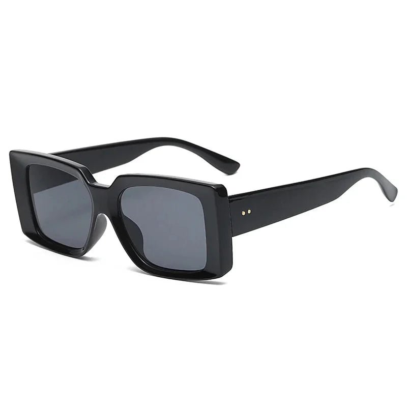 Leopard Spot Square Sunglasses | Lightweight Designer - Style Frames - HalleBeauty